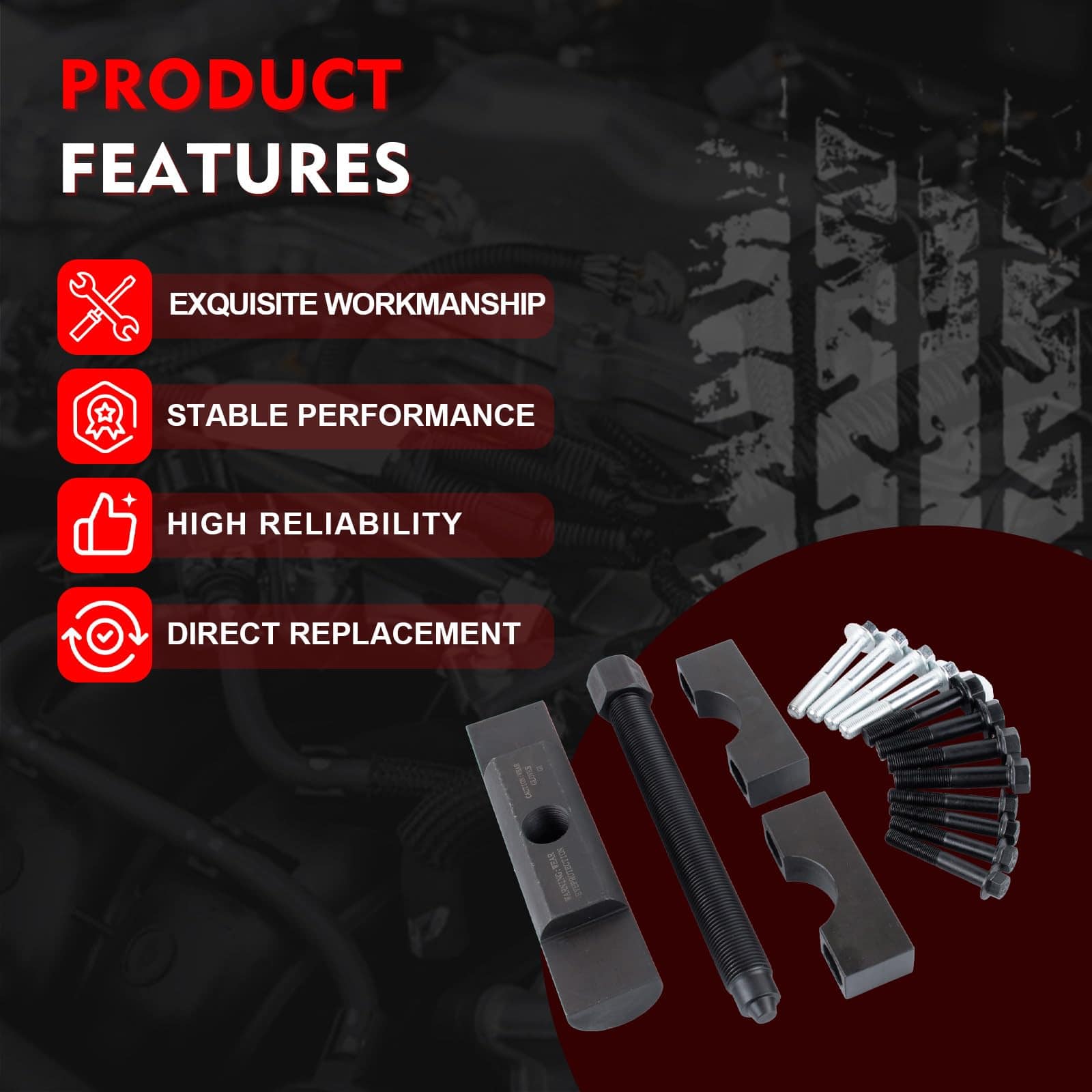 Kit Extractor de Yugo Heavy-Duty Merautop SJ 60050 para - Imagen 6