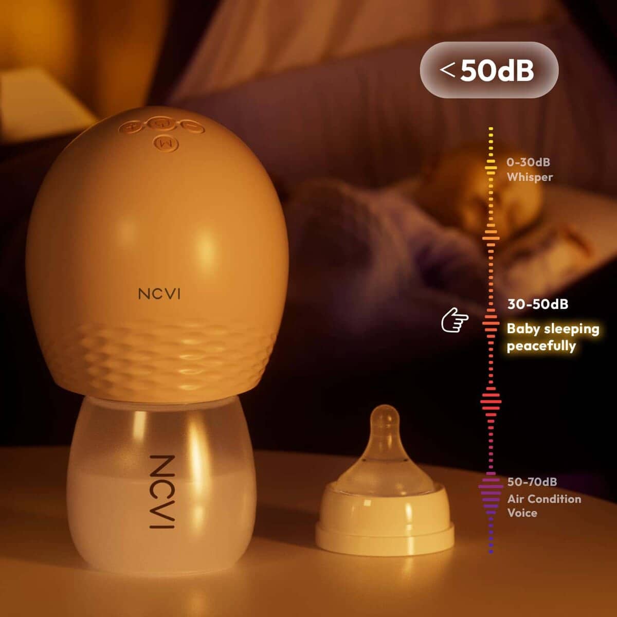 Sacaleches inalámbrico NCVI 8113 manos libres 21/25mm, - Imagen 8