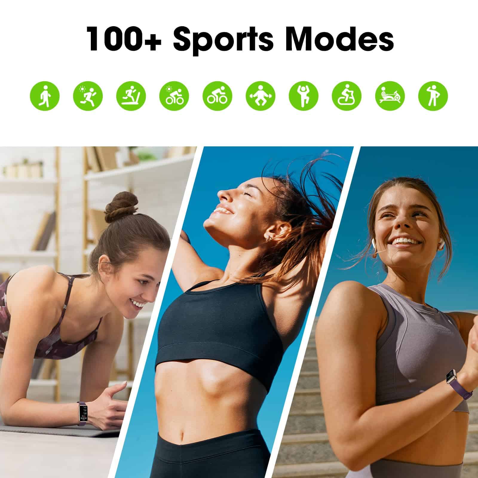 Reloj Pedometer de larga duración de la -Morado - Imagen 8