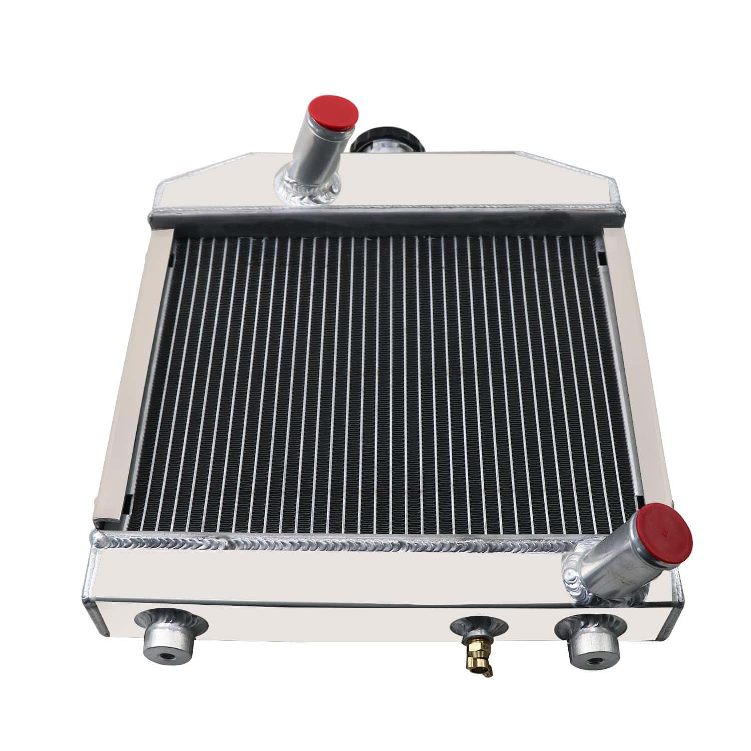 Radiador de aluminio de 2 filas 15553-72060 con ventilador - Imagen 4