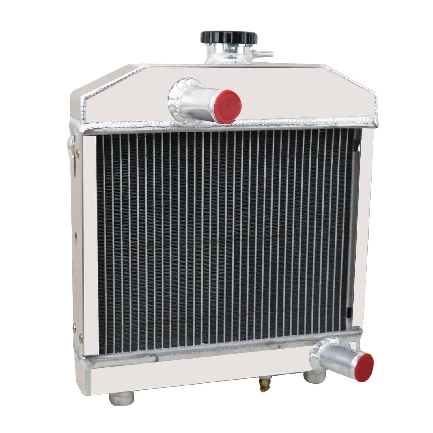 Radiador de aluminio de 2 filas 15553-72060 con ventilador - Imagen 3