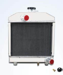 Radiador de aluminio de 2 filas 15553-72060 con ventilador