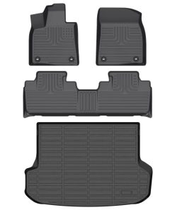 Juego de Tapetes de Piso Todo Clima y Tapete de Carga para