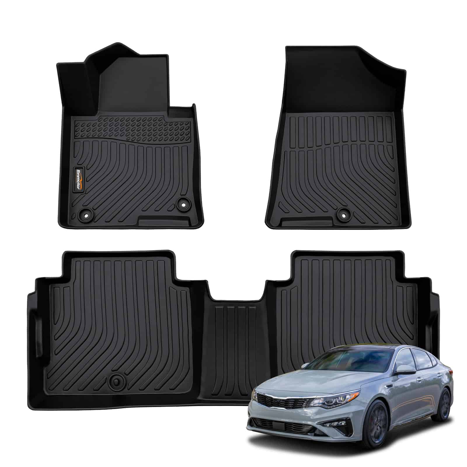 Tapetes para piso Binmotor para Kia Optima 2016-2020 &