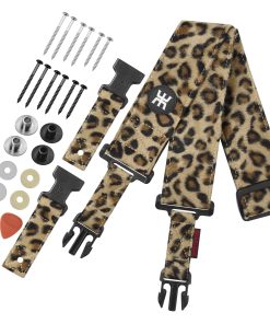 Correa de Guitarra Amumu SNAPLOCK Pro -Terciopelo Leopardo