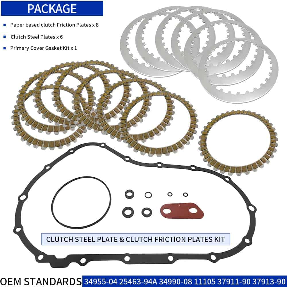 Kit de Placa de Embrague de Acero y Discos de - 37913-90 - Imagen 5