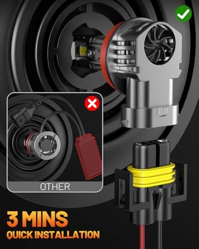 Combo de bombillas de luz de niebla Forenner Fahren H11 - Imagen 6