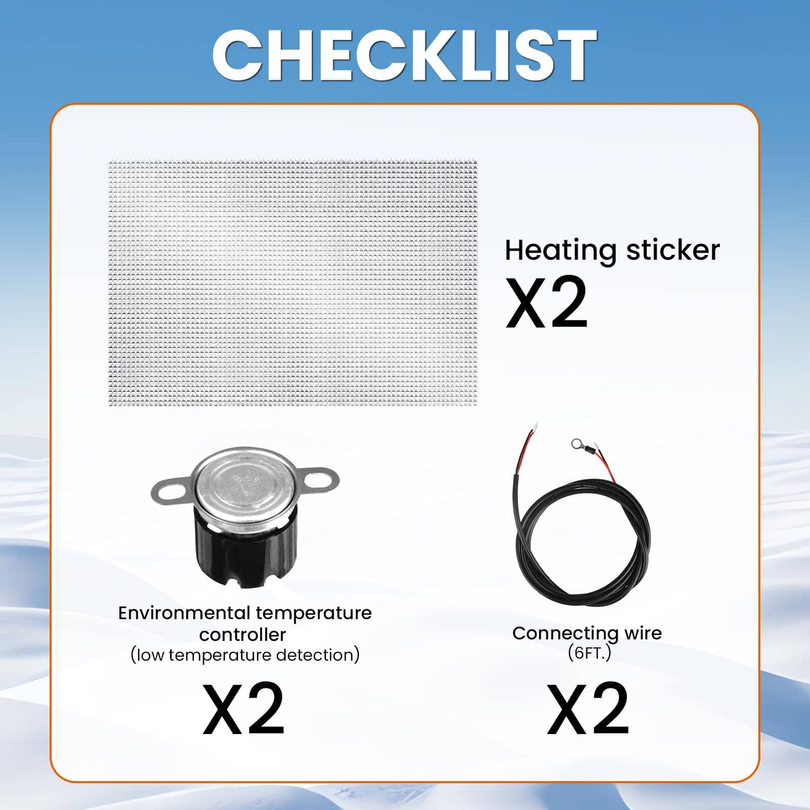 2 Pack vattceel RV Tank Heater Pad, con Calentador de - Imagen 8