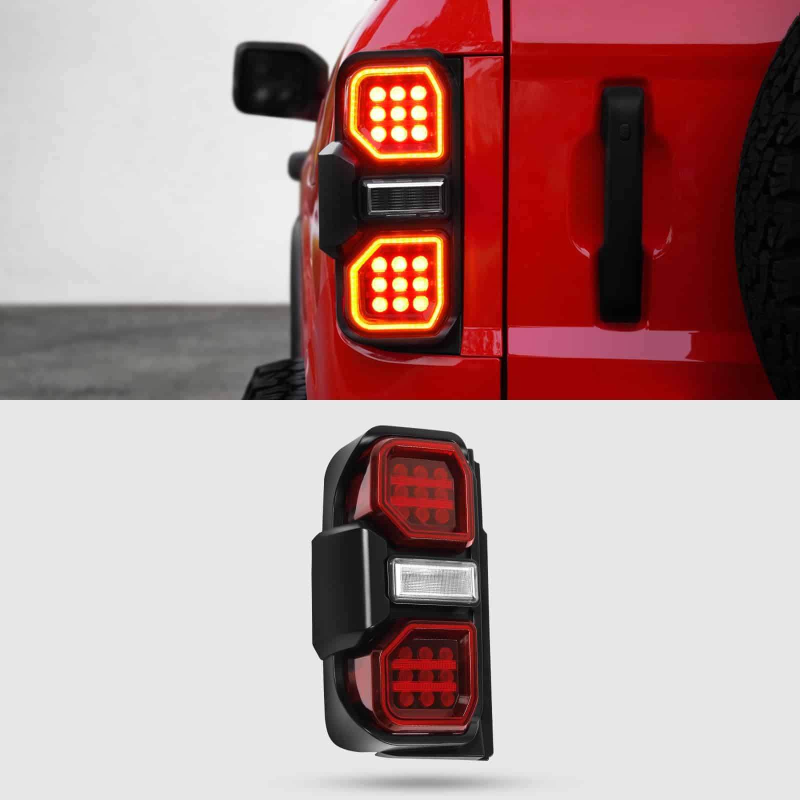 Luces traseras LED Aigmux para Ford bronco 2021-2024,