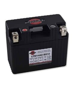 Batería de litio-hierro Shorai LFM con BMS, LFM14A2-BS12,