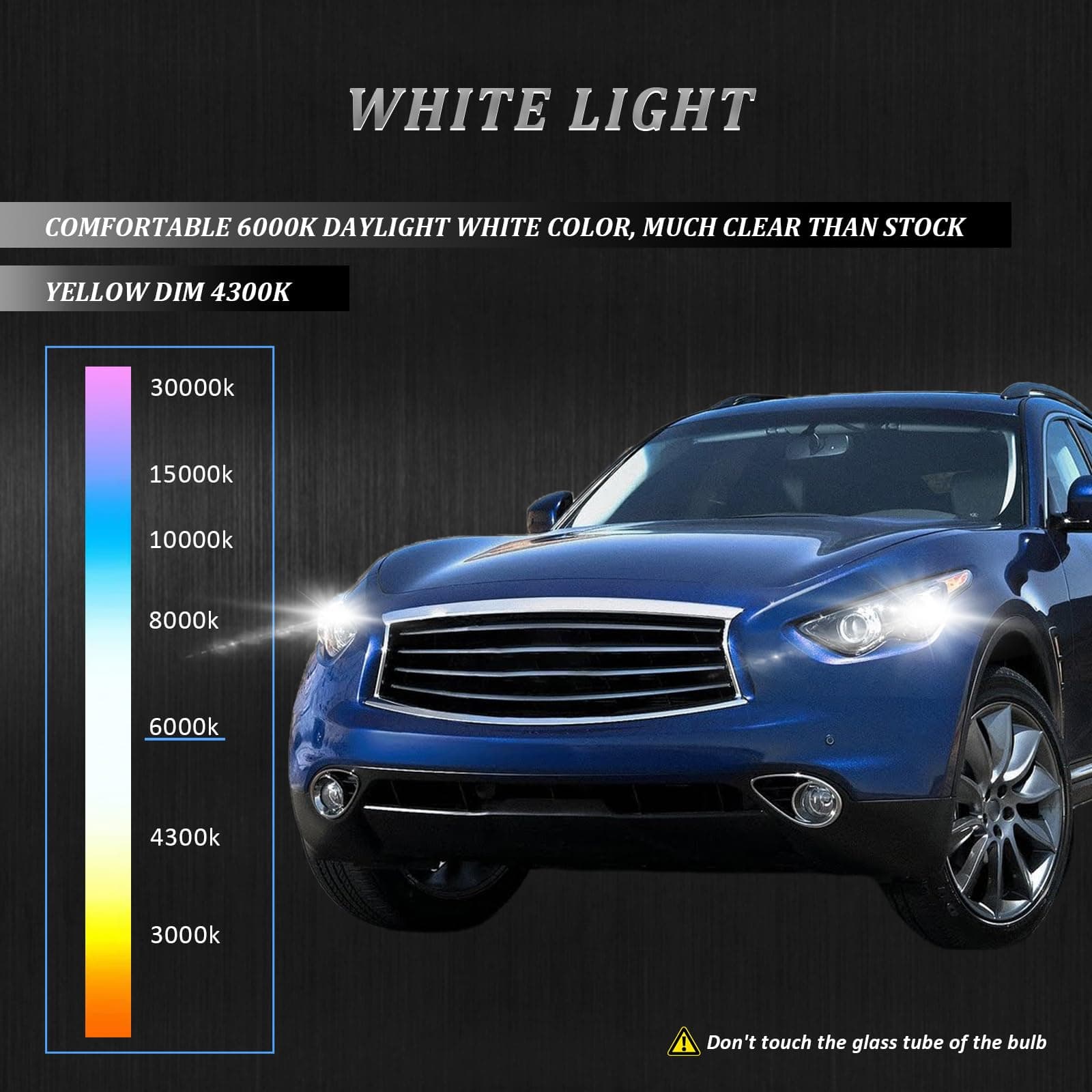 Bombillas de faros HID de xenón D2S 6000K blanco frío 35W - Imagen 6