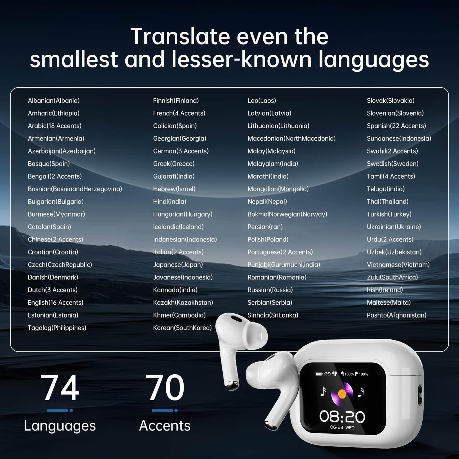 Auriculares Traductores de Idiomas con -rendizaje - Imagen 6