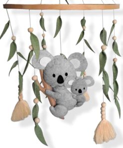 Móvil de Cuna para Bebés Hecho a Mano Koala Felpa Australia
