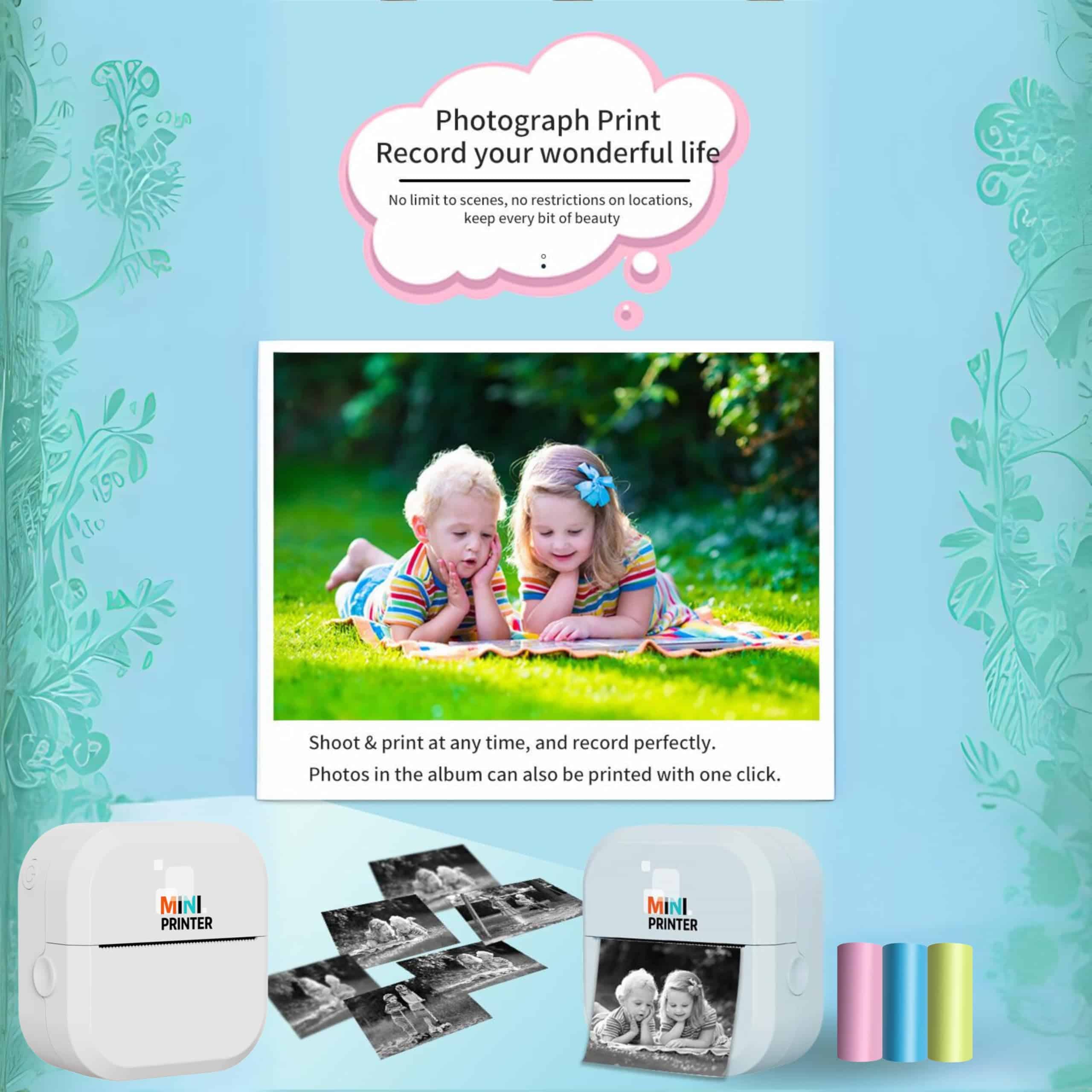 Mini Impresora Térmica Apexhap, Mini Impresora de - Imagen 7