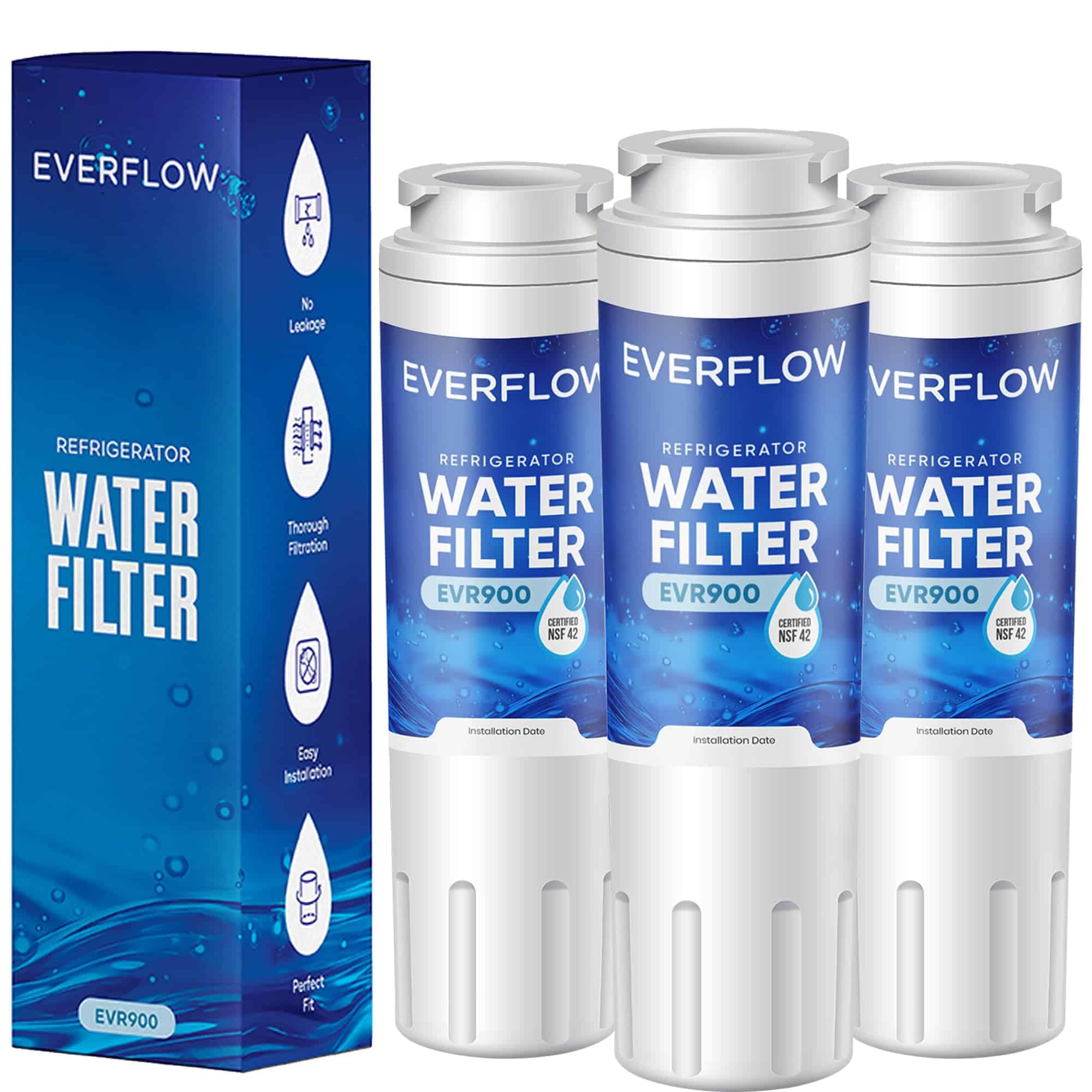 Filtro de agua para refrigerador EverFlow EVR900 Compatible