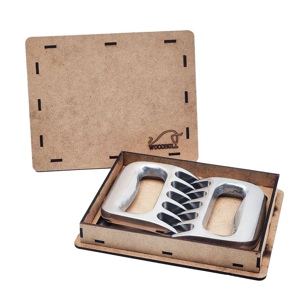 Set de Garras de Oso de Aluminio Premium Pulido WOODBULL,