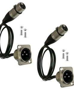 Cable pasante XLR DIYTECH Premium, sin soldadura, para caja