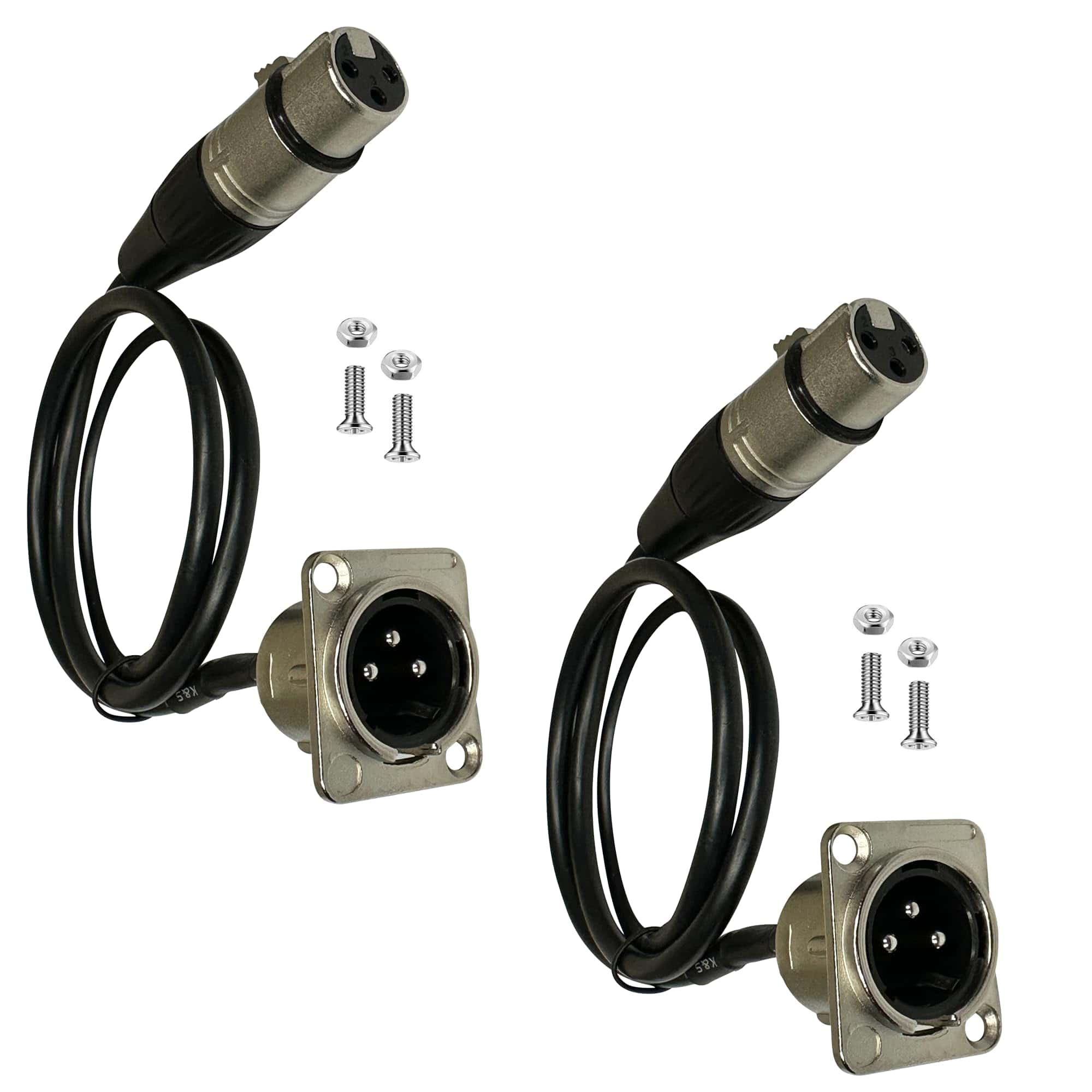 Cable pasante XLR DIYTECH Premium, sin soldadura, para caja