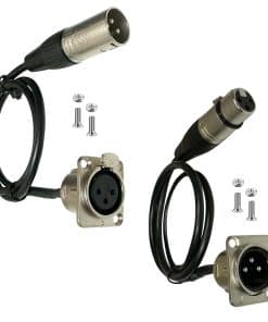 Cable pasacables XLR Premium DIYTECH, sin soldadura, para