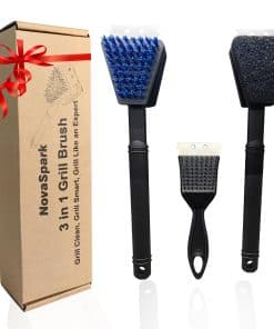 Cepillo de Parrilla de Nylon sin Cerdas de Alambre Kit de