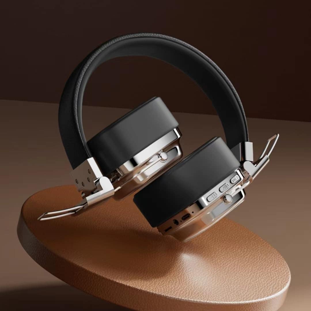 Audífonos inalámbricos Bluetooth EXECCZO, plegables HiFi - Imagen 4