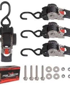 Porotmotor 4 Pack Bolt-On Correas de Trincaje Retráctiles