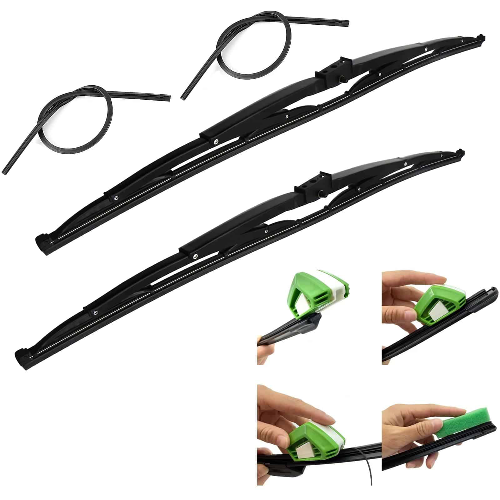 32 Cuchillas Limpiaparabrisas Pesado para RV Parabrisas