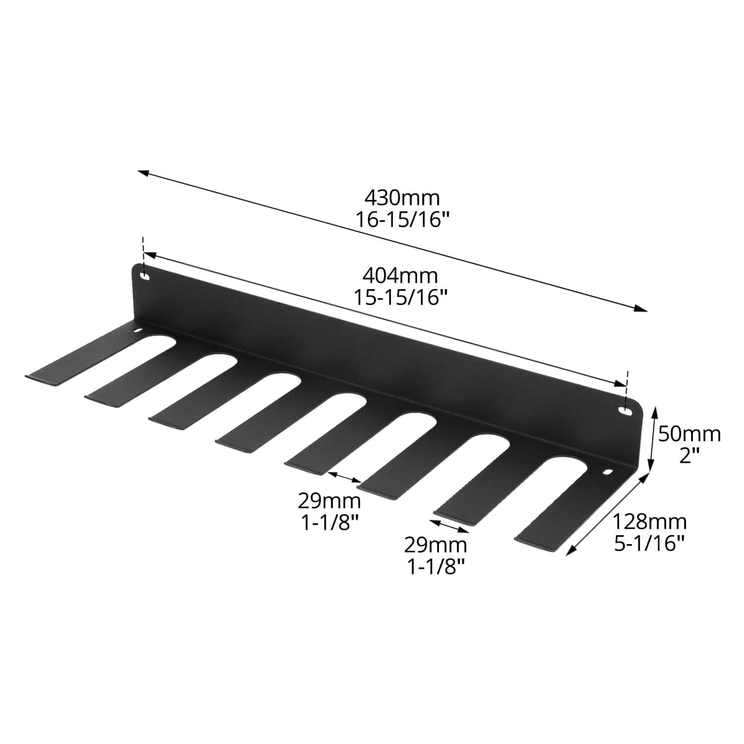 Organizador de Rack de Barra de Pesas QWORK, 17" de Largo, - Imagen 7