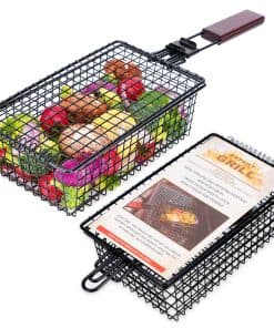 Cesta de Parrilla Abatible de Asa Plegable JUCT