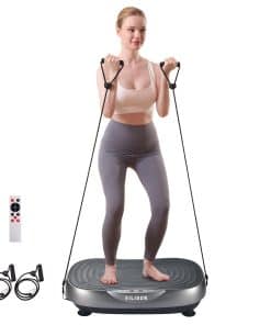 Máquina de Ejercicio de Plataforma de -Gris Gloria