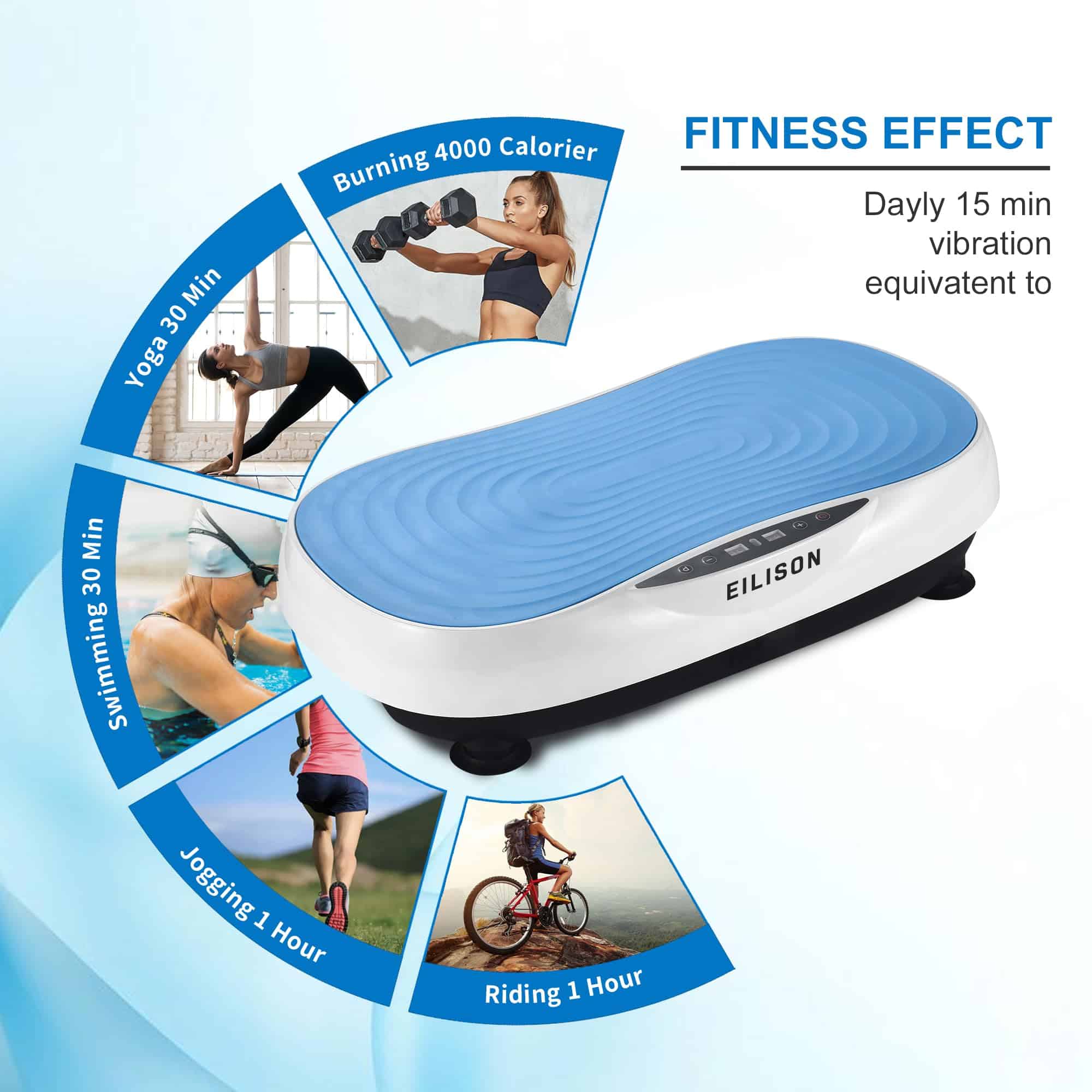 Máquina de Ejercicio de Placa de Vibración EILISON FITABS - Imagen 8