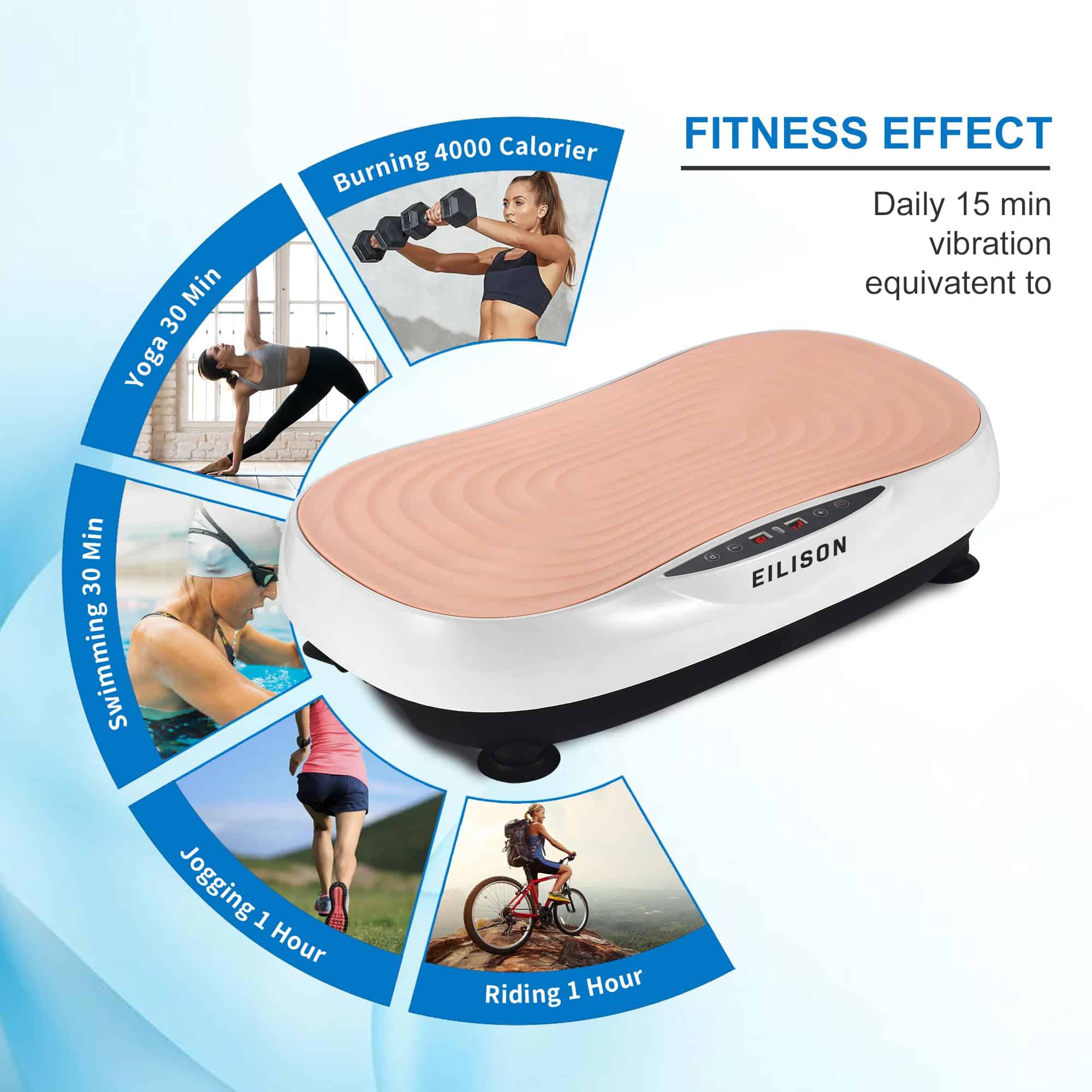 Máquina de Ejercicios de Placa de Vibración EILISON - Imagen 8