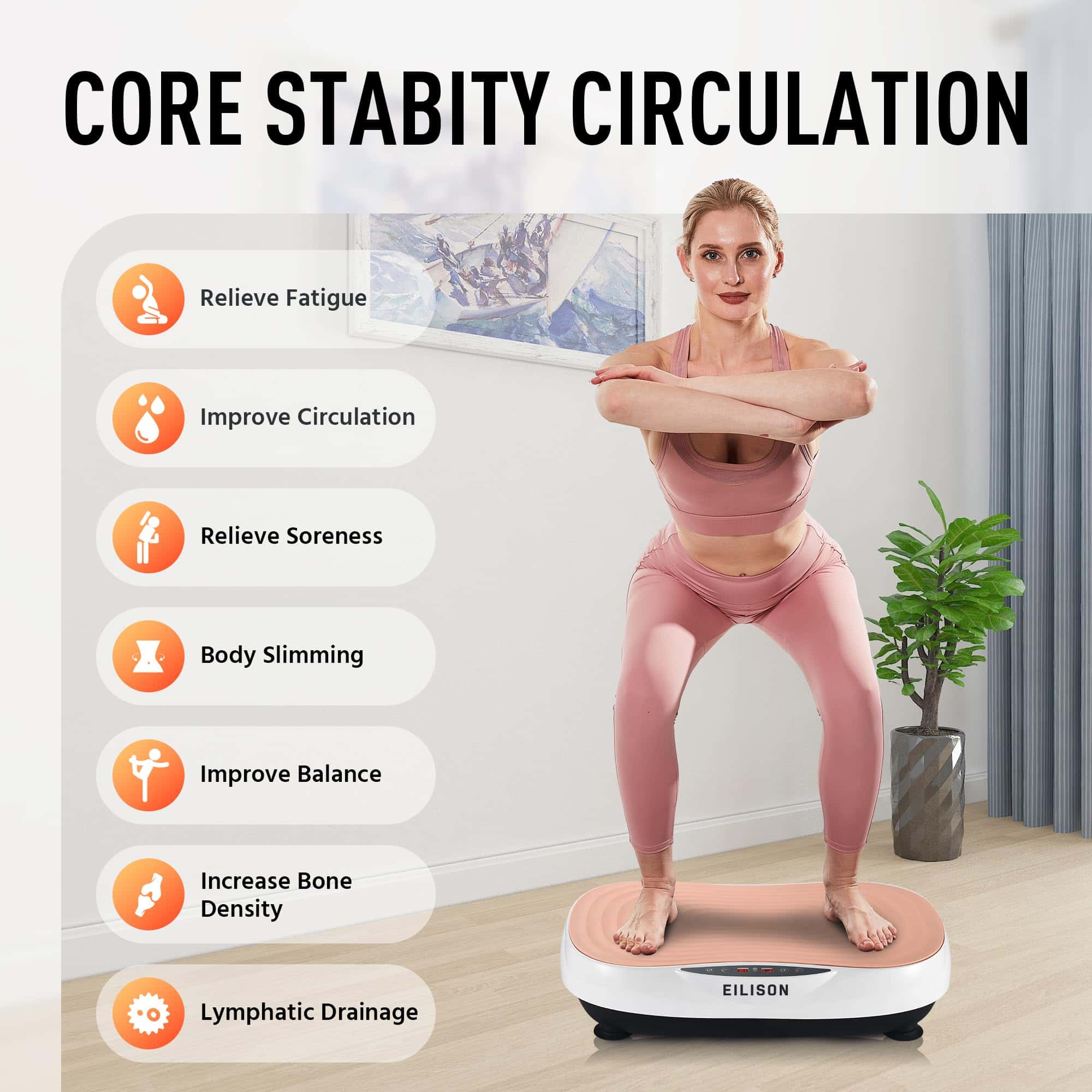 Máquina de Ejercicios de Placa de Vibración EILISON - Imagen 4