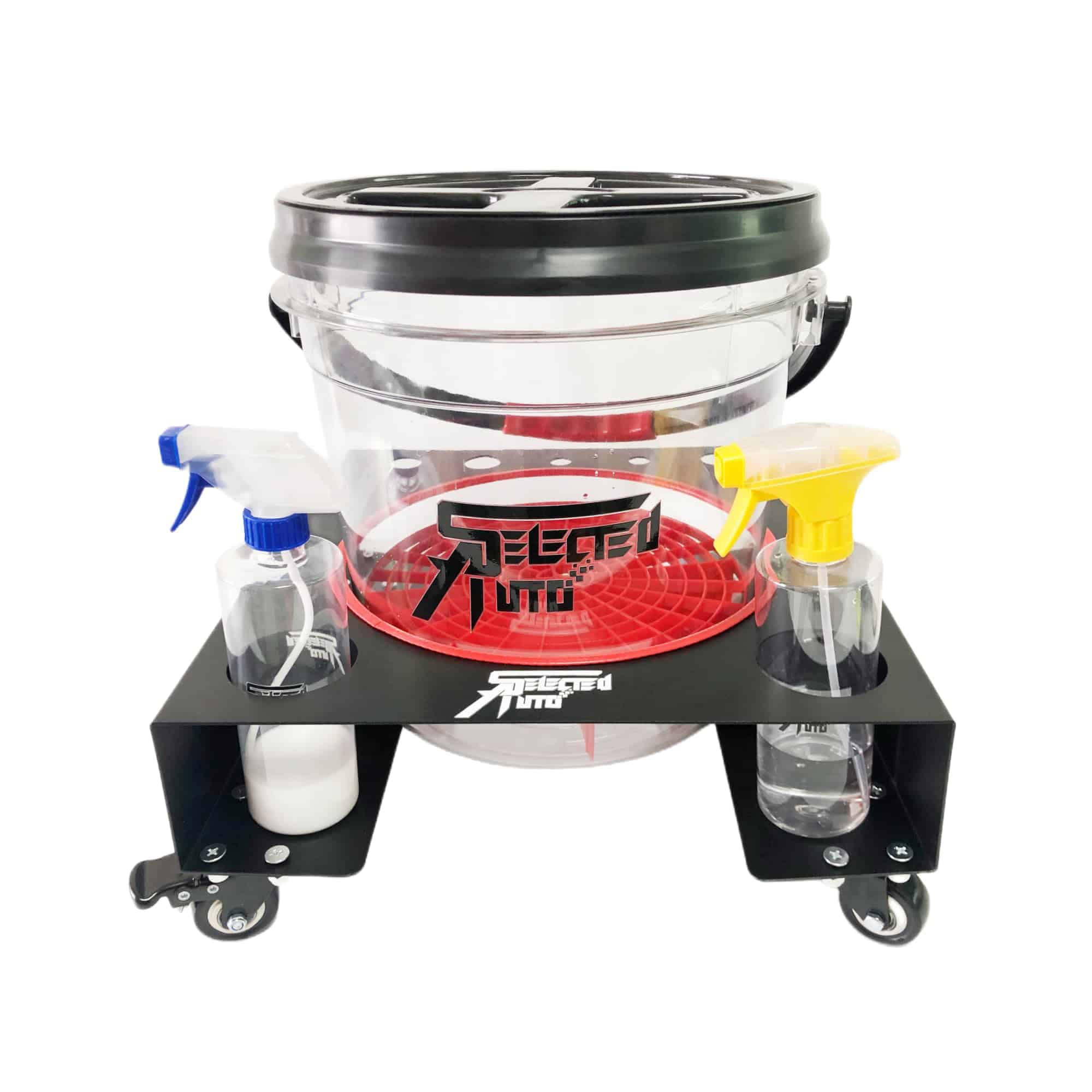 Chanllenwil Carrito para Cubo de Detallado de Hierro, - Imagen 6