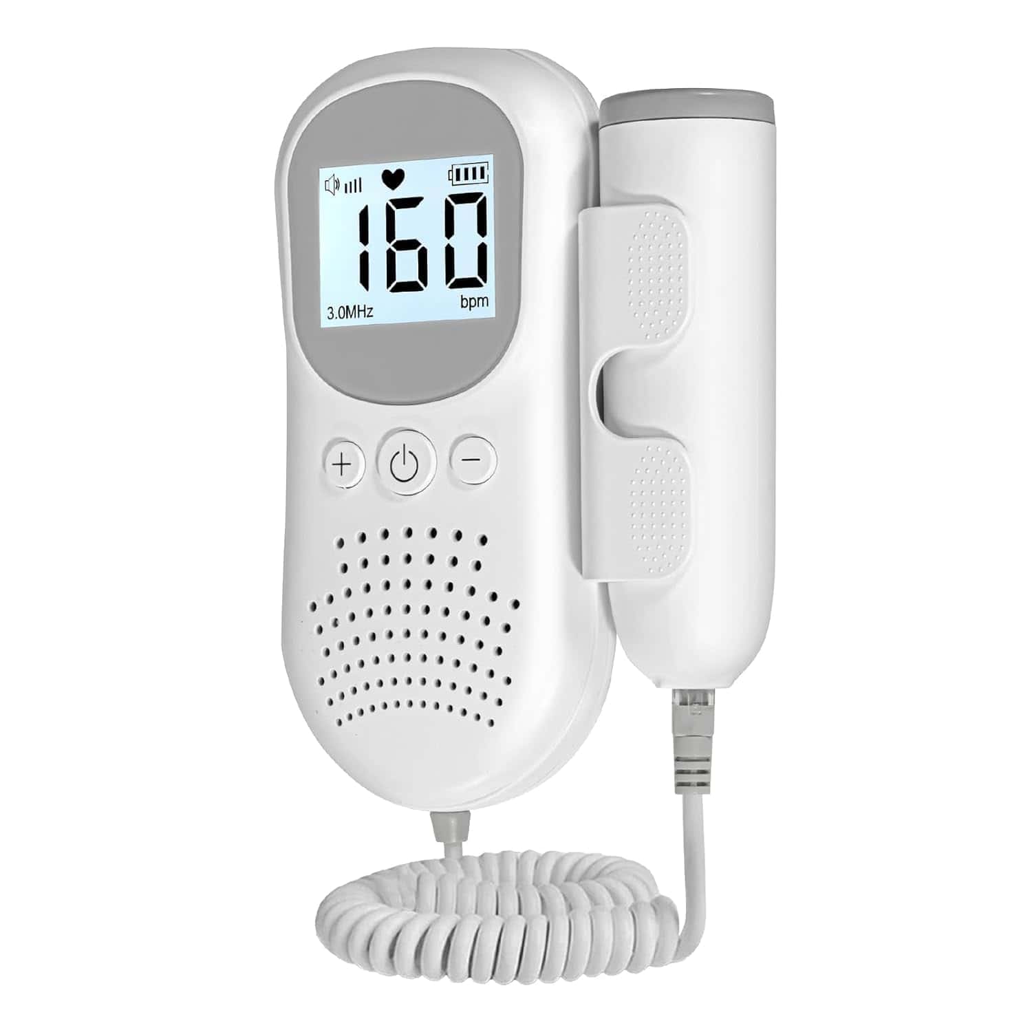 Mini Doppler, Detector y Monitor de Ritmo Cardíaco Fetal