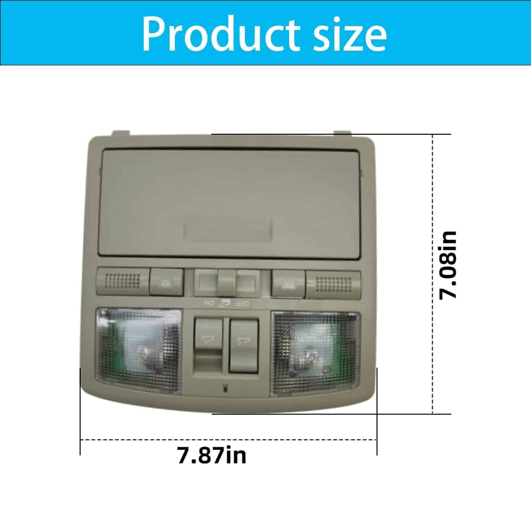 Lámpara de luz de lectura de mapa en consola interior - Imagen 7