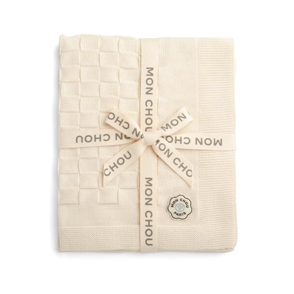Manta orgánica MON CHOU para bebé, 100% algodón Pima