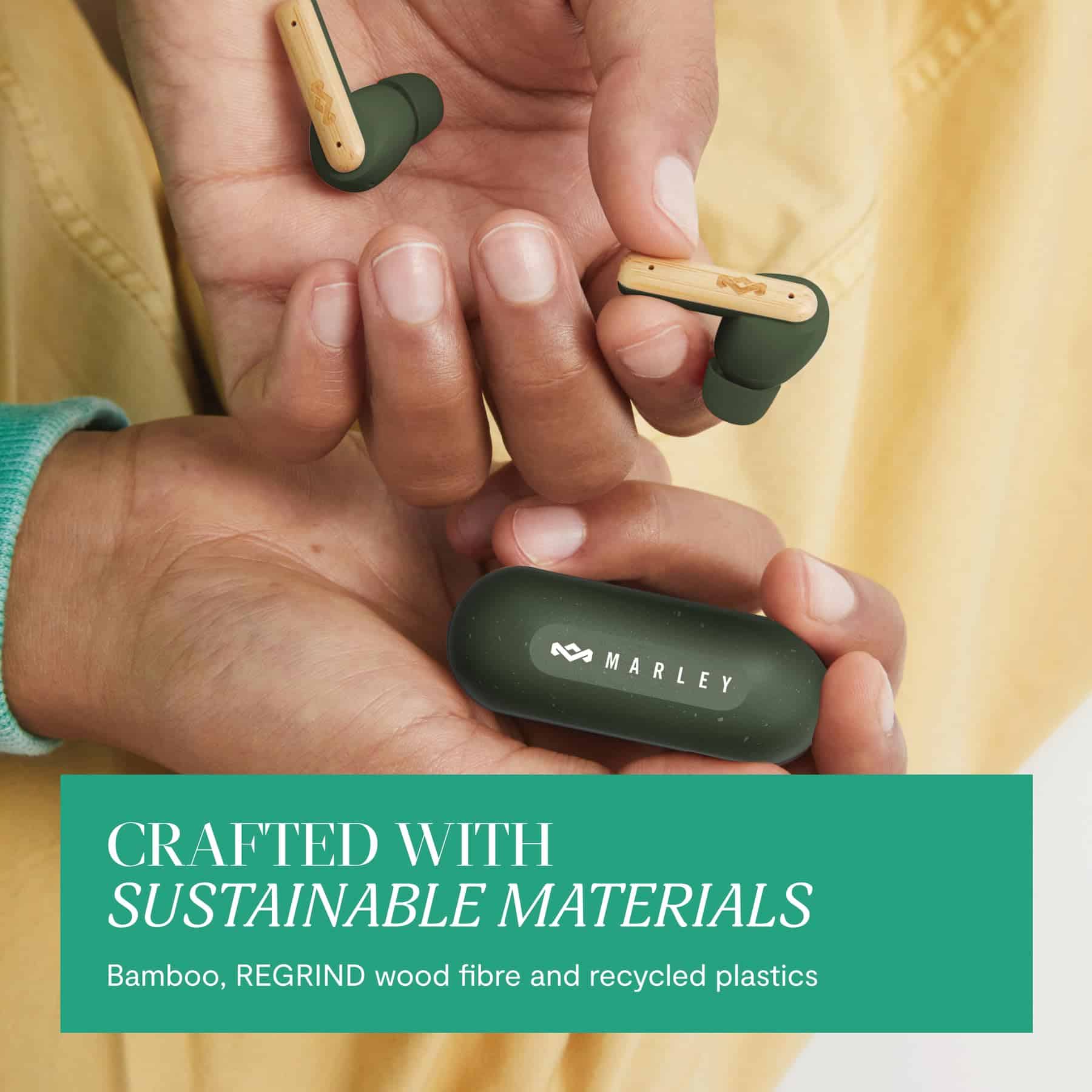 Audífonos Inalámbricos True Wireless House of -Verde - Imagen 8