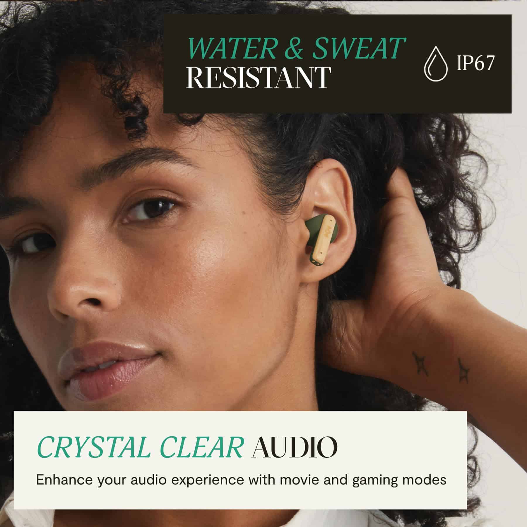 Audífonos Inalámbricos True Wireless House of -Verde - Imagen 7