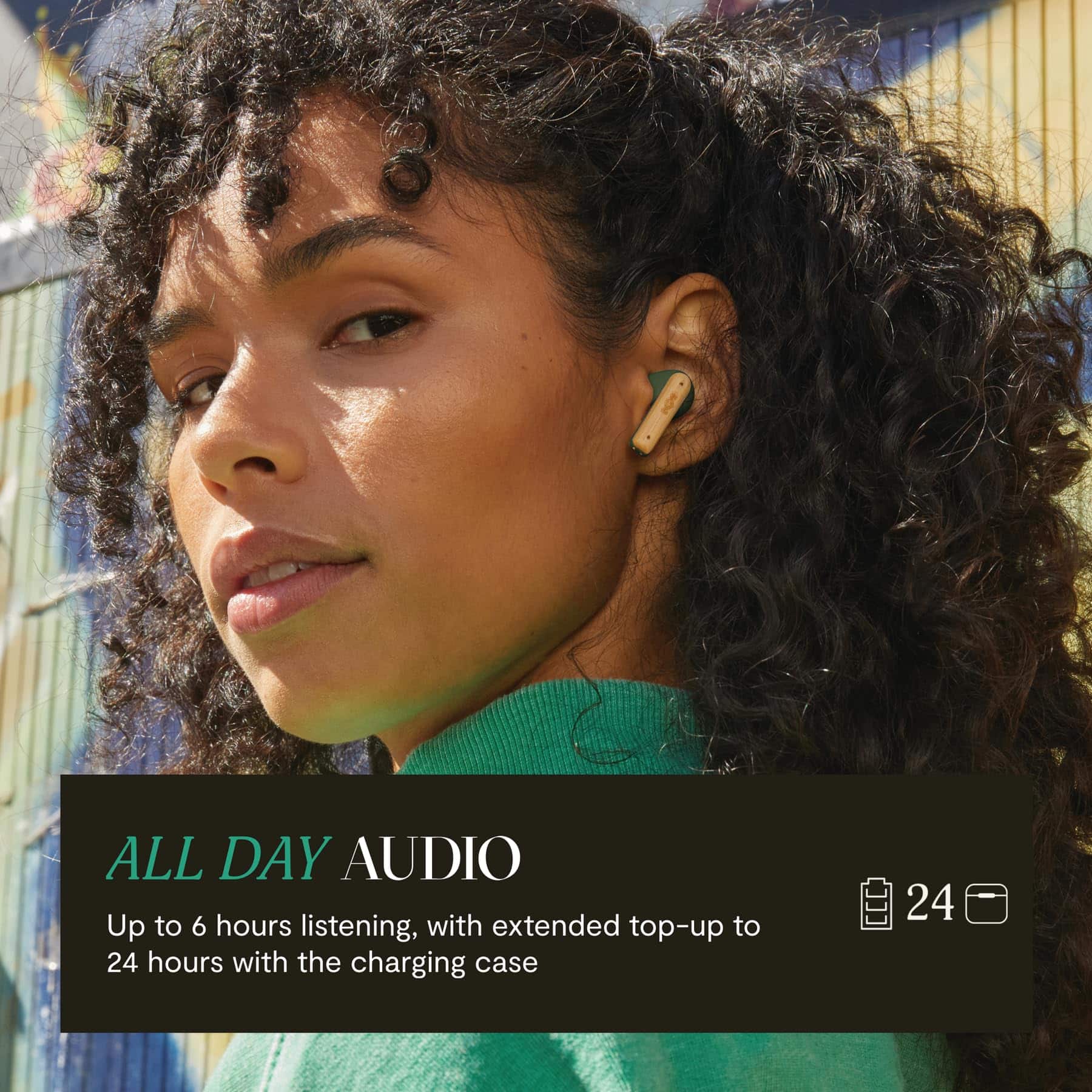 Audífonos Inalámbricos True Wireless House of -Verde - Imagen 6