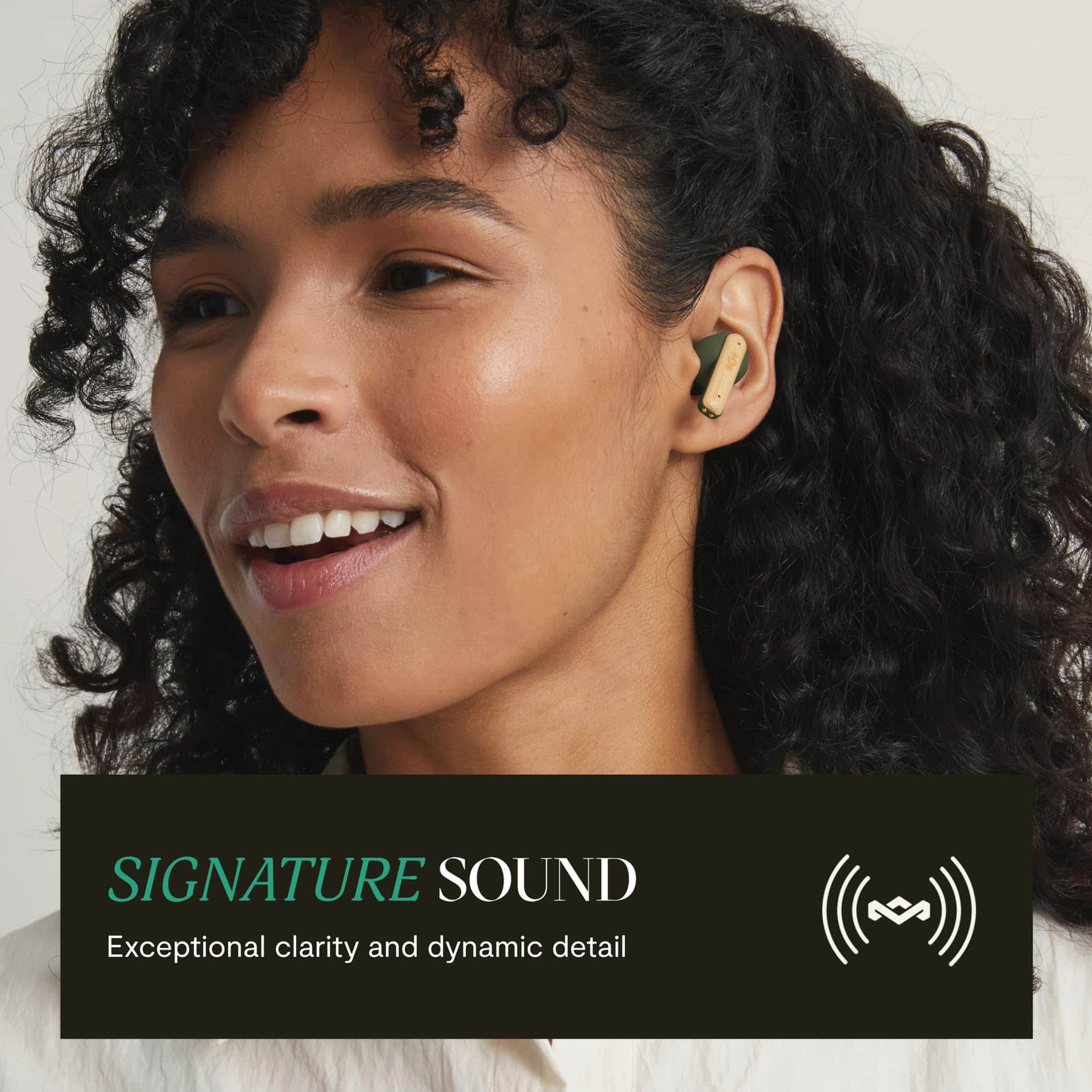 Audífonos Inalámbricos True Wireless House of -Verde - Imagen 5