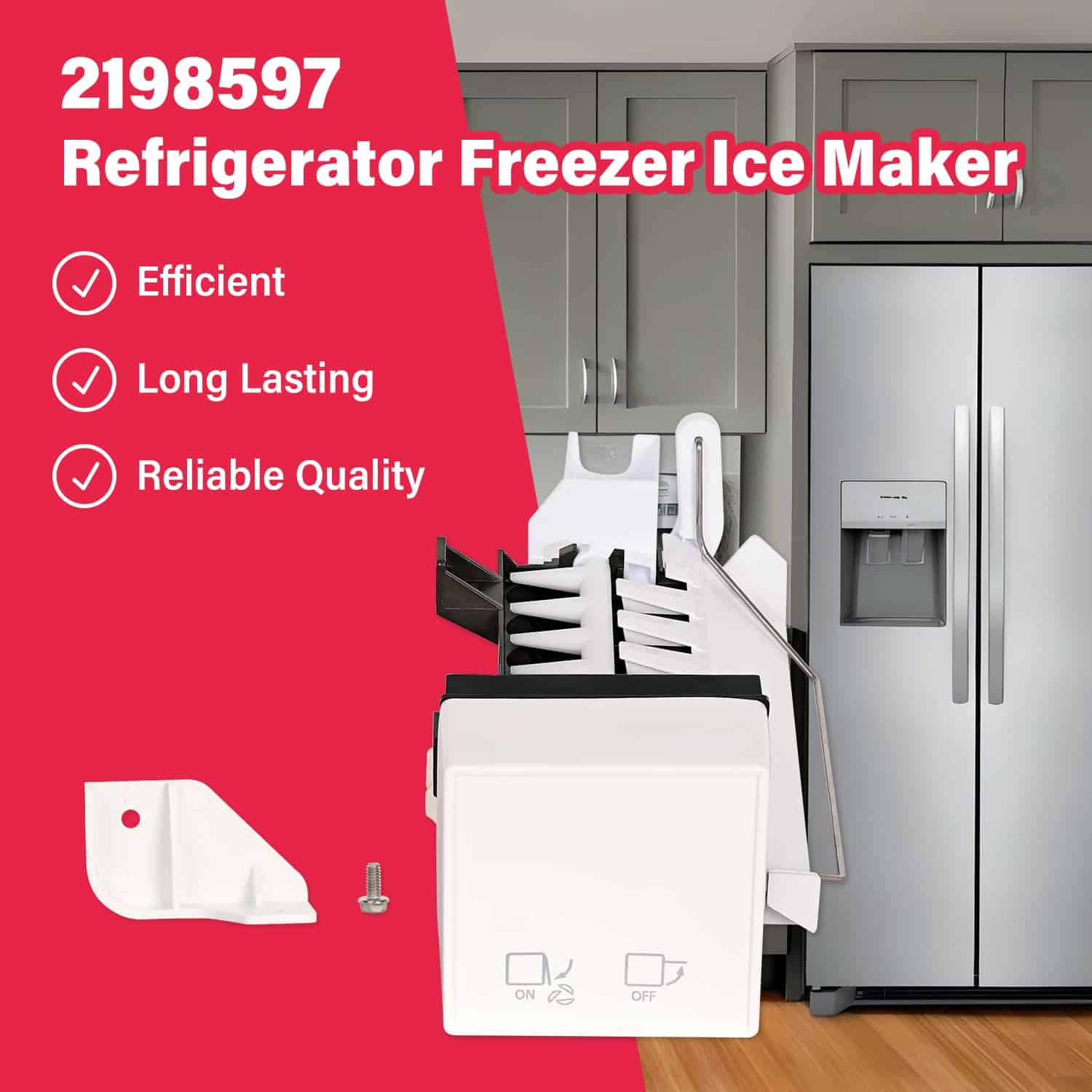 2198597 Fabricador de Hielo para Refrigerador Congelador - Imagen 5