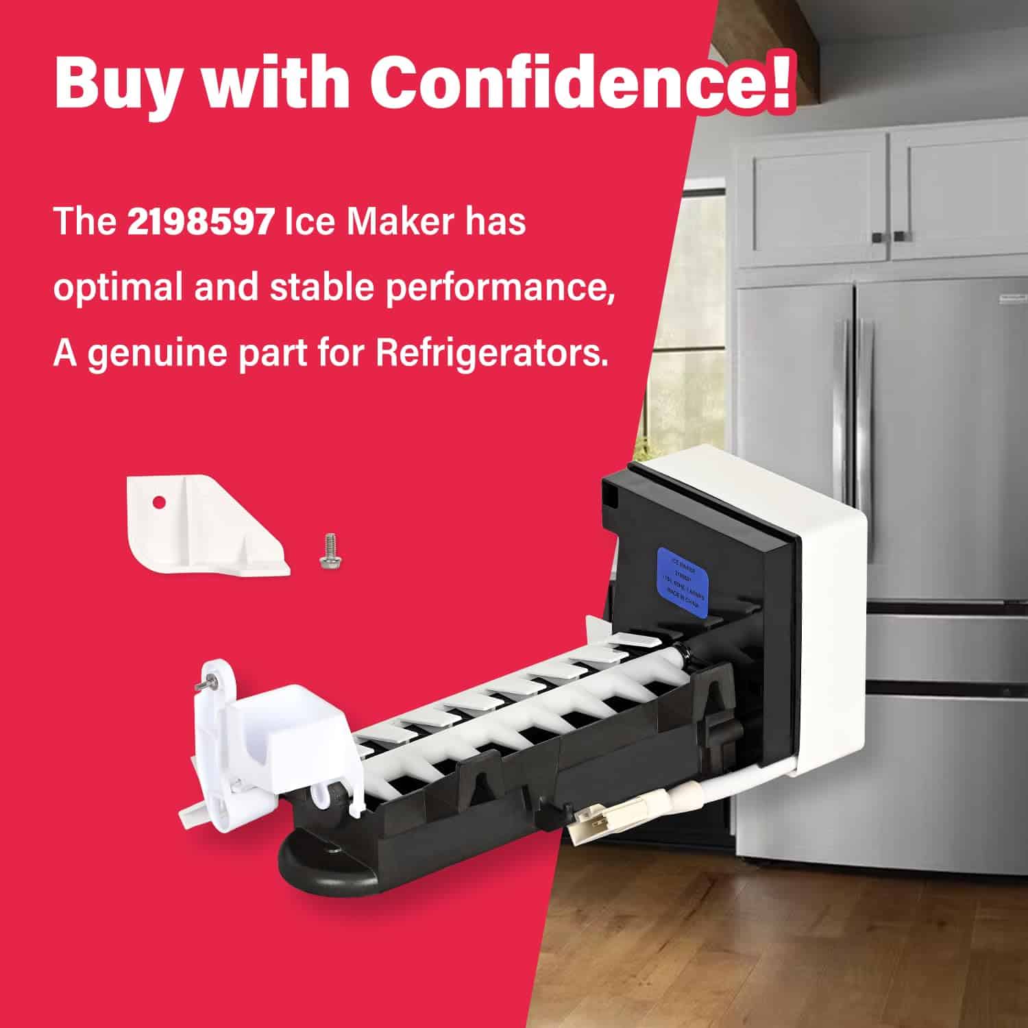 2198597 Fabricador de Hielo para Refrigerador Congelador - Imagen 6