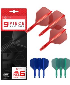TARGET Darts K-Flex Plumas y Ejes de Dardos Integrados,