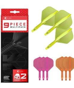 TARGET Darts K-Flex Plumas y Ejes Integrados para Dardos,