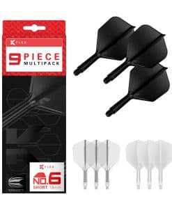 TARGET Darts K-Flex Flights y Ejes Integrados para Dardos,
