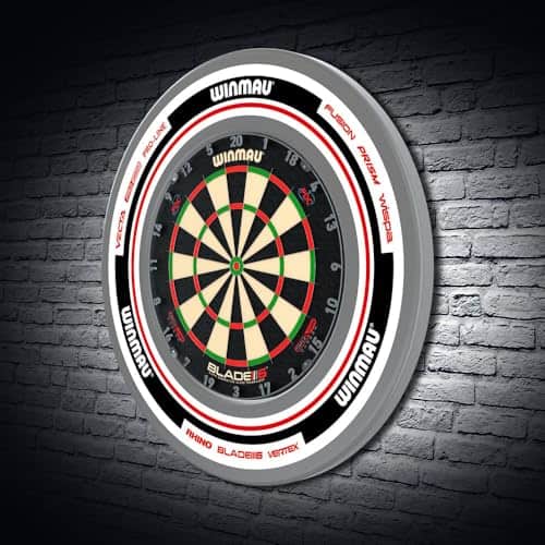 Círculo protector de diana Winmau - Avance Blanco y Rojo - - Imagen 10