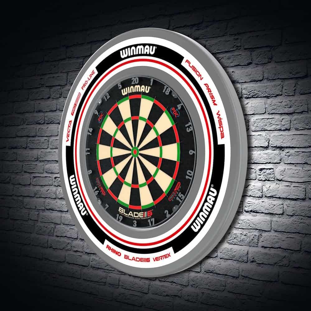 Círculo protector de diana Winmau - Avance Blanco y Rojo - - Imagen 7