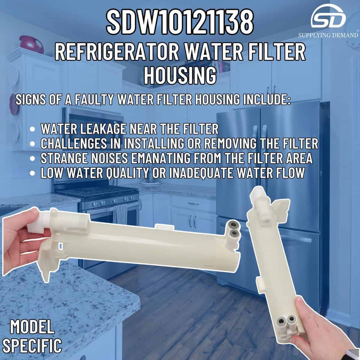 Suministro de Demanda W10121138 Carcasa de Filtro de Agua - Imagen 9