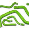 Kit de Manguera de Radiador de Silicona Verde TANIMEN para